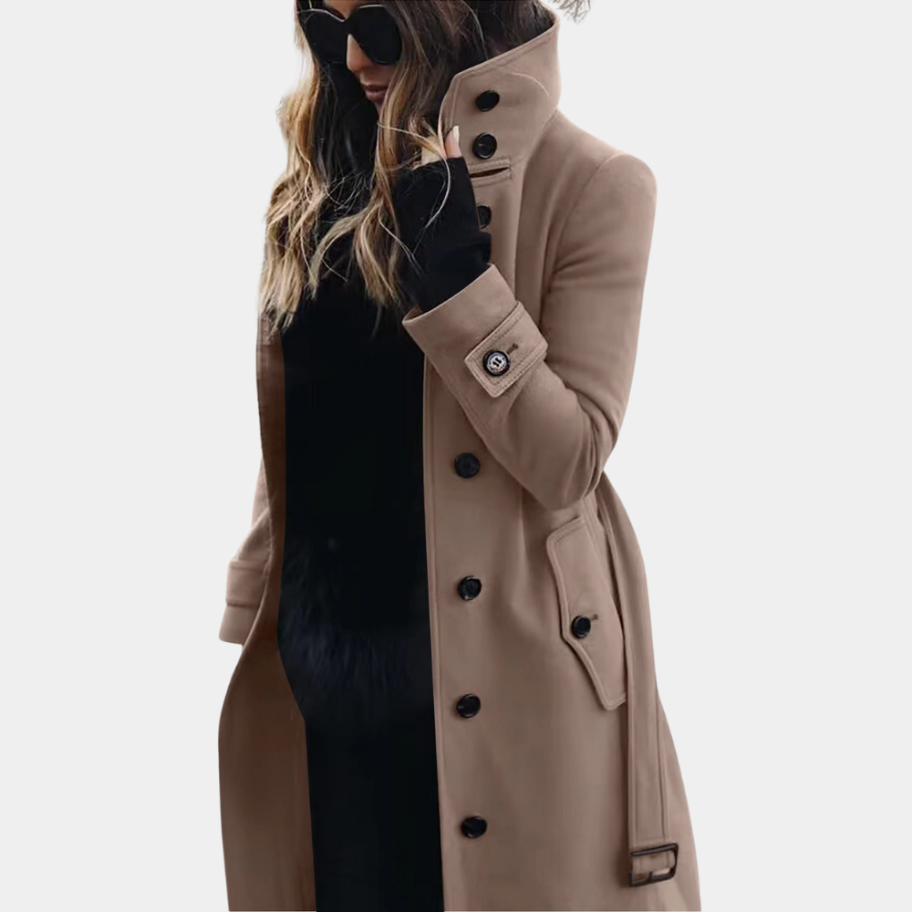 Elarova | Stilvolle Lange Winterjacke Für Damen