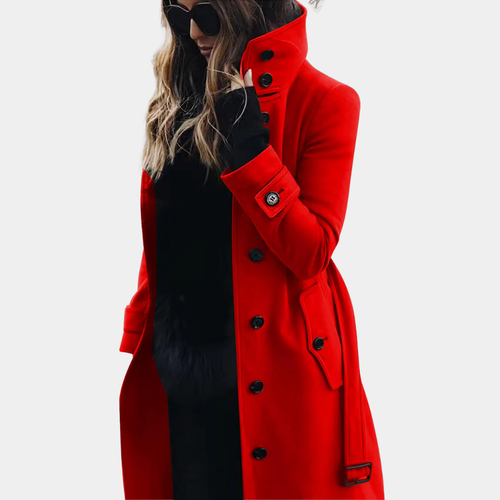 Elarova | Stilvolle Lange Winterjacke Für Damen