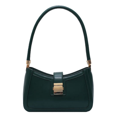 Elarova | Stilvolle Linke Schultertasche | Damen Designer Handtasche mit Reißverschluss