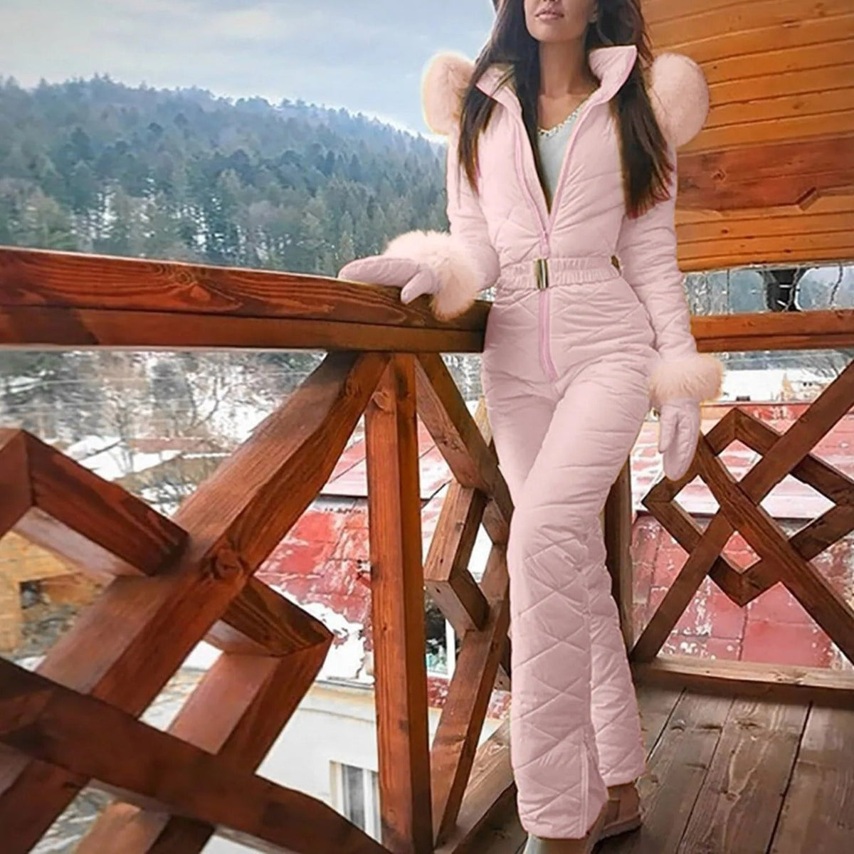 Elarova | Stilvoller Winter Casual Snowboard Skianzug Mit Reißverschluss Für Frauen