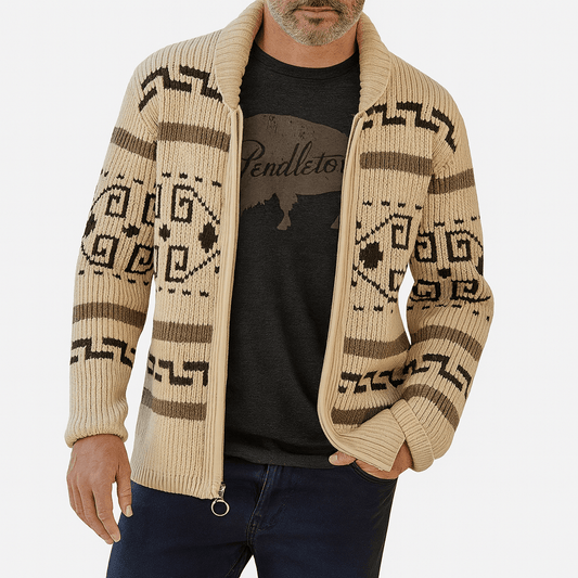 Elarova | Strick-Cardigan mit Reißverschluss