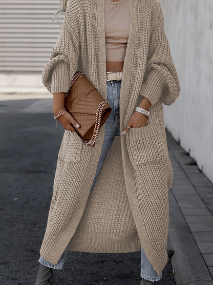 Elarova | Strickcardigan Aus Wolle Mit Taschen Für Damen | Perfekt Für Den Alltag
