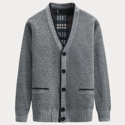 Elarova | Strickcardigan mit V-Ausschnitt für Herren