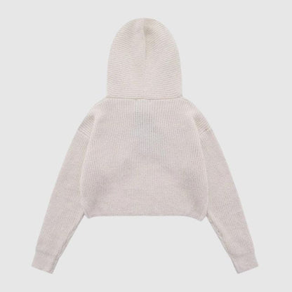 Elarova | Strickhoodie mit Sternenmuster
