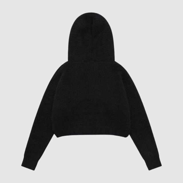 Elarova | Strickhoodie mit Sternenmuster