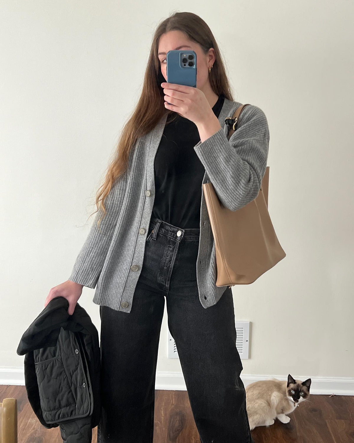 Elarova | Strickjacke Übergröße Knopfleiste Strickjacke Damenbekleidung