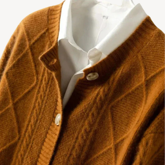 Elarova | Strickjacke mit Knopfleiste für Damen