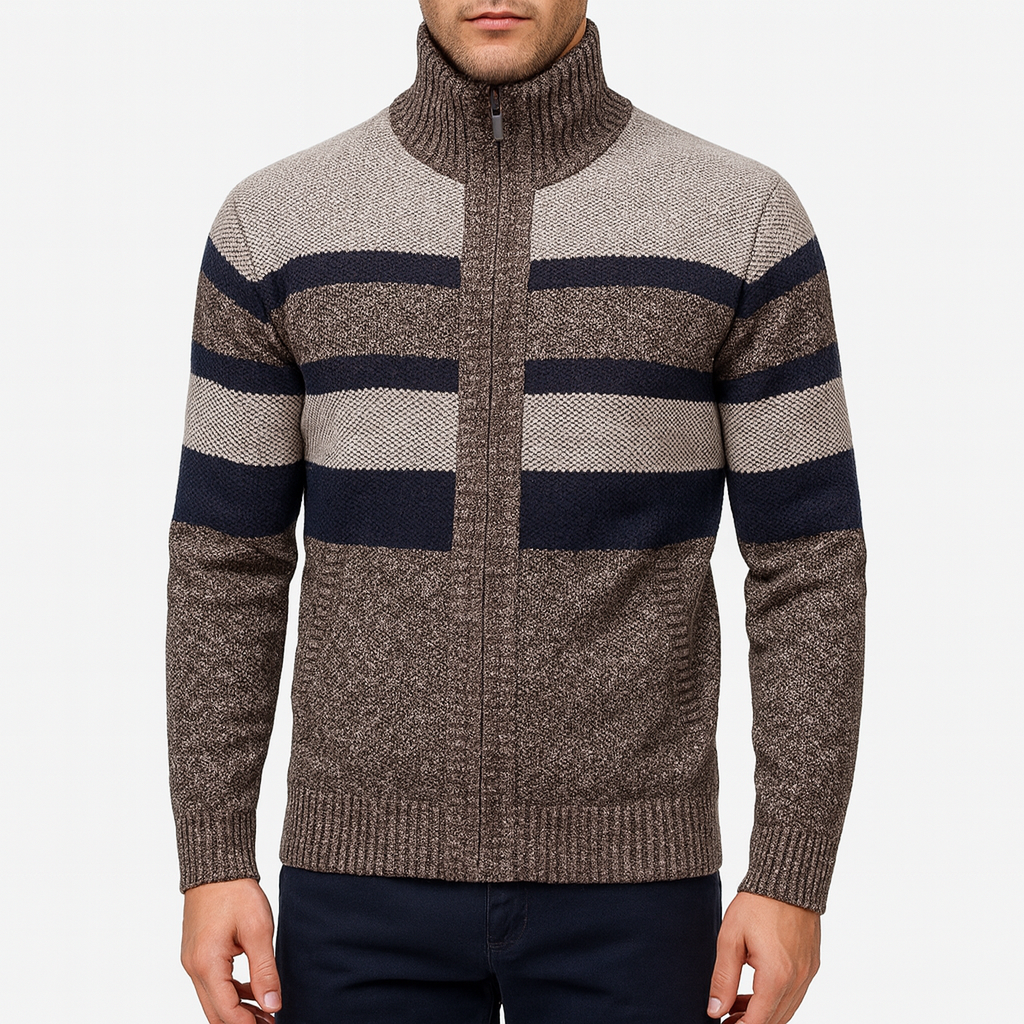 Elarova | Strickjacke mit Reißverschluss