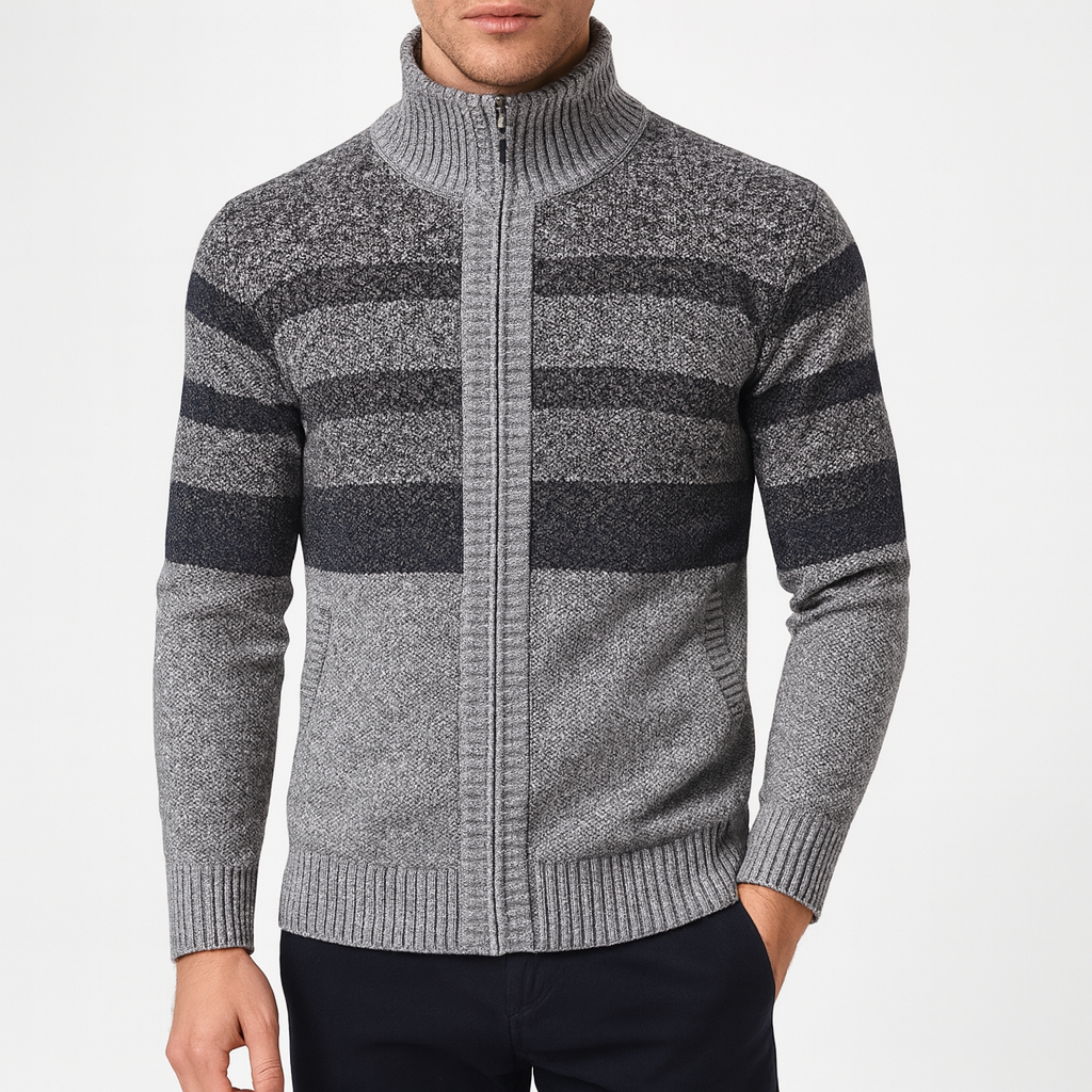 Elarova | Strickjacke mit Reißverschluss