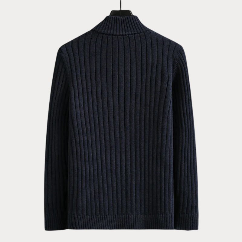 Elarova | Strickjacke mit Reißverschluss für Herren