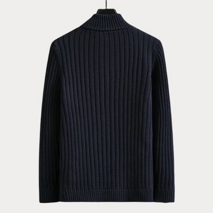 Elarova | Strickjacke mit Reißverschluss für Herren