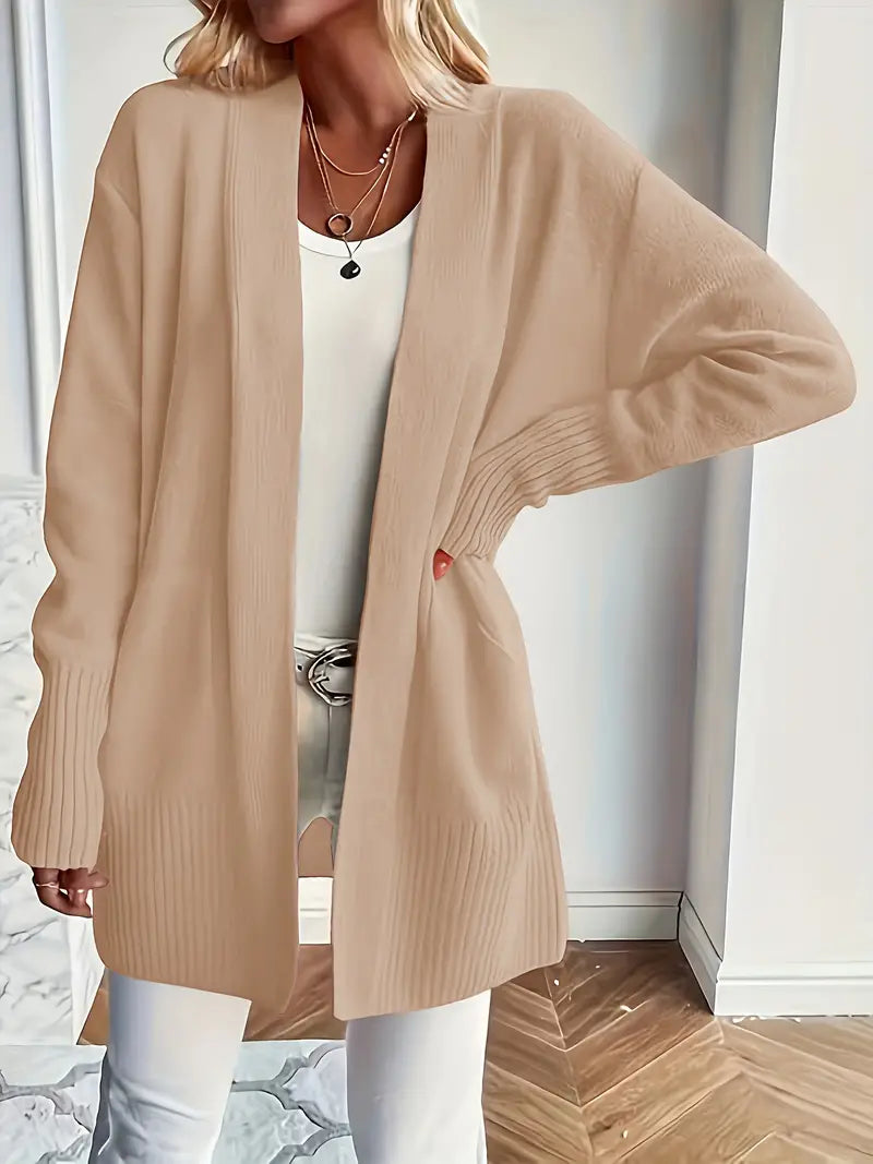 Elarova | Strickjacke mit offener Vorderseite für Damen