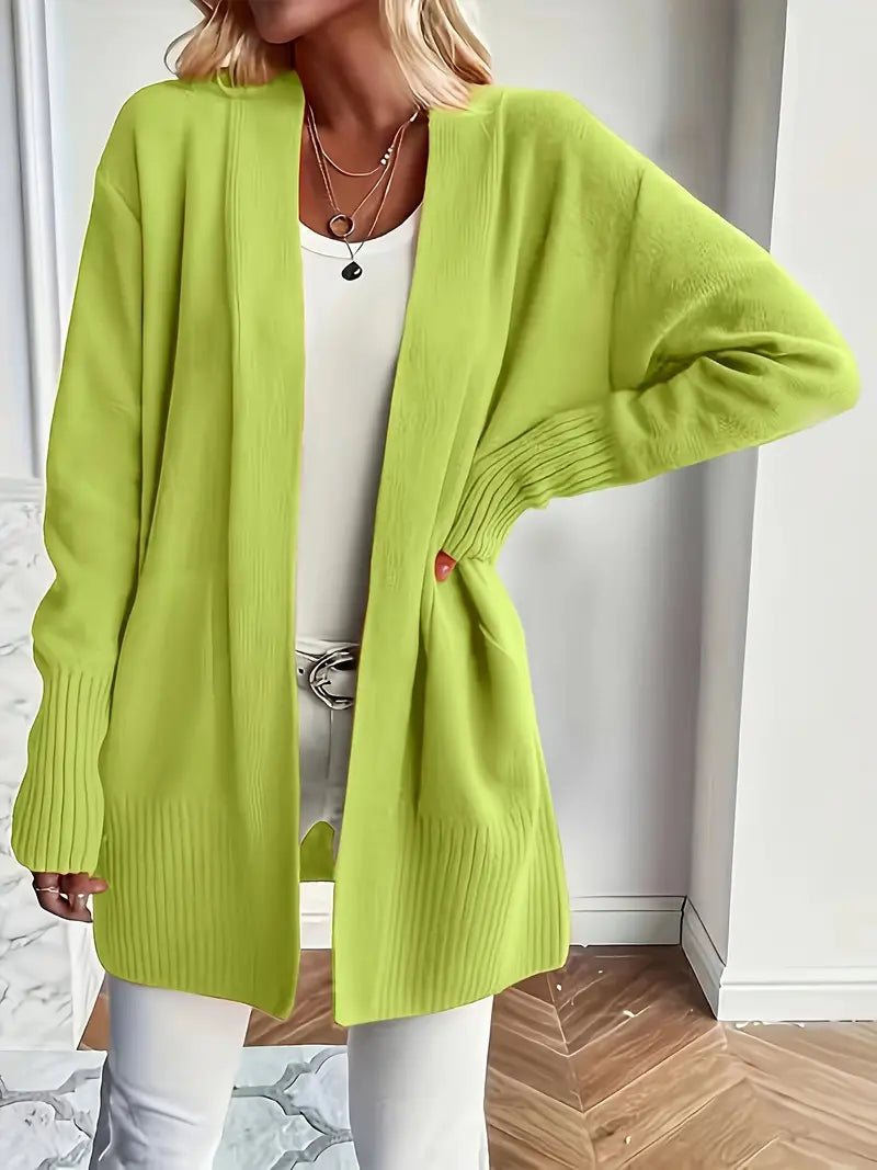 Elarova | Strickjacke mit offener Vorderseite für Damen