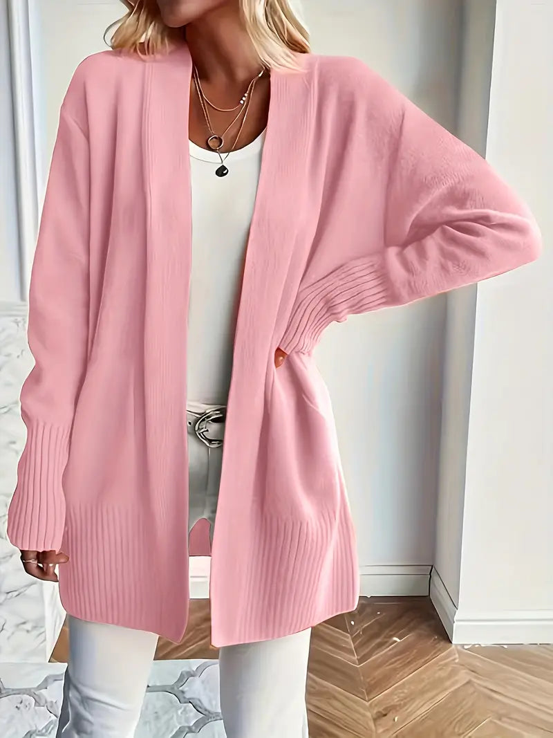 Elarova | Strickjacke mit offener Vorderseite für Damen
