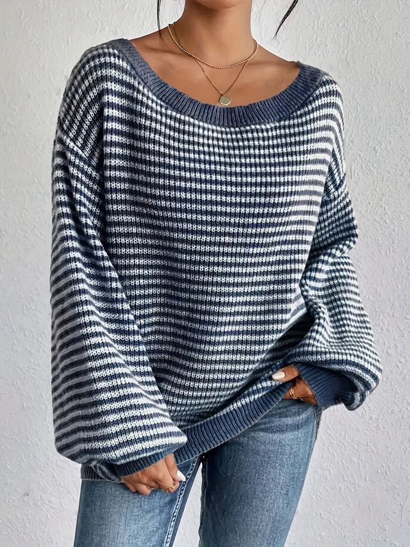 Elarova | Strickpullover Mit Lockerer Passform