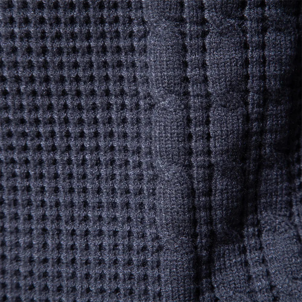 Elarova | Strickpullover – Patchwork-Einsätze und einfache Wärme im Lagenlook