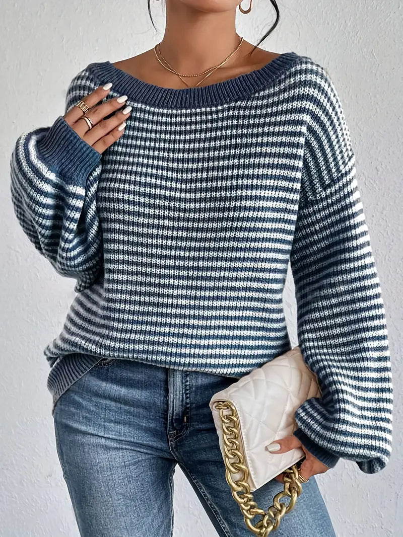 Elarova | Strickpullover mit lockerer Passform