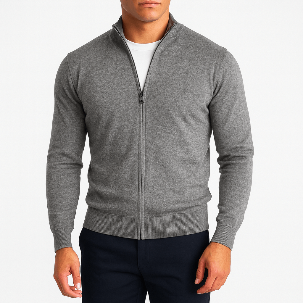 Elarova | Strickweste mit Reißverschluss