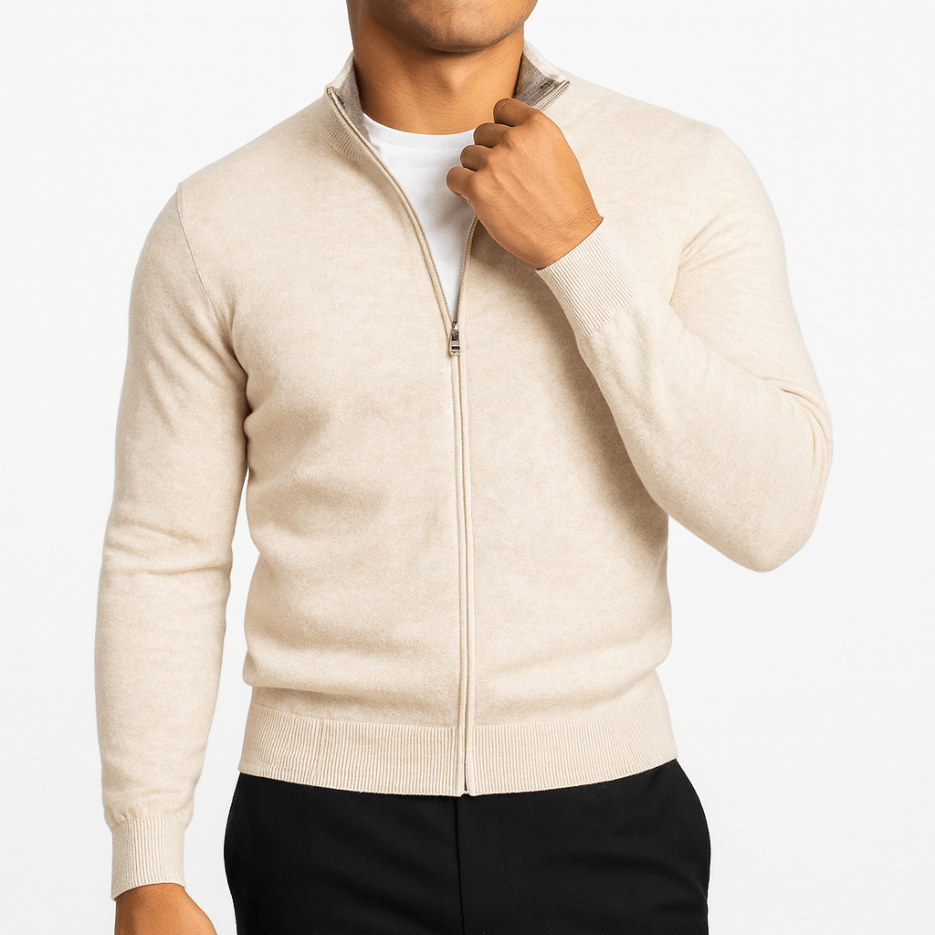 Elarova | Strickweste mit Reißverschluss