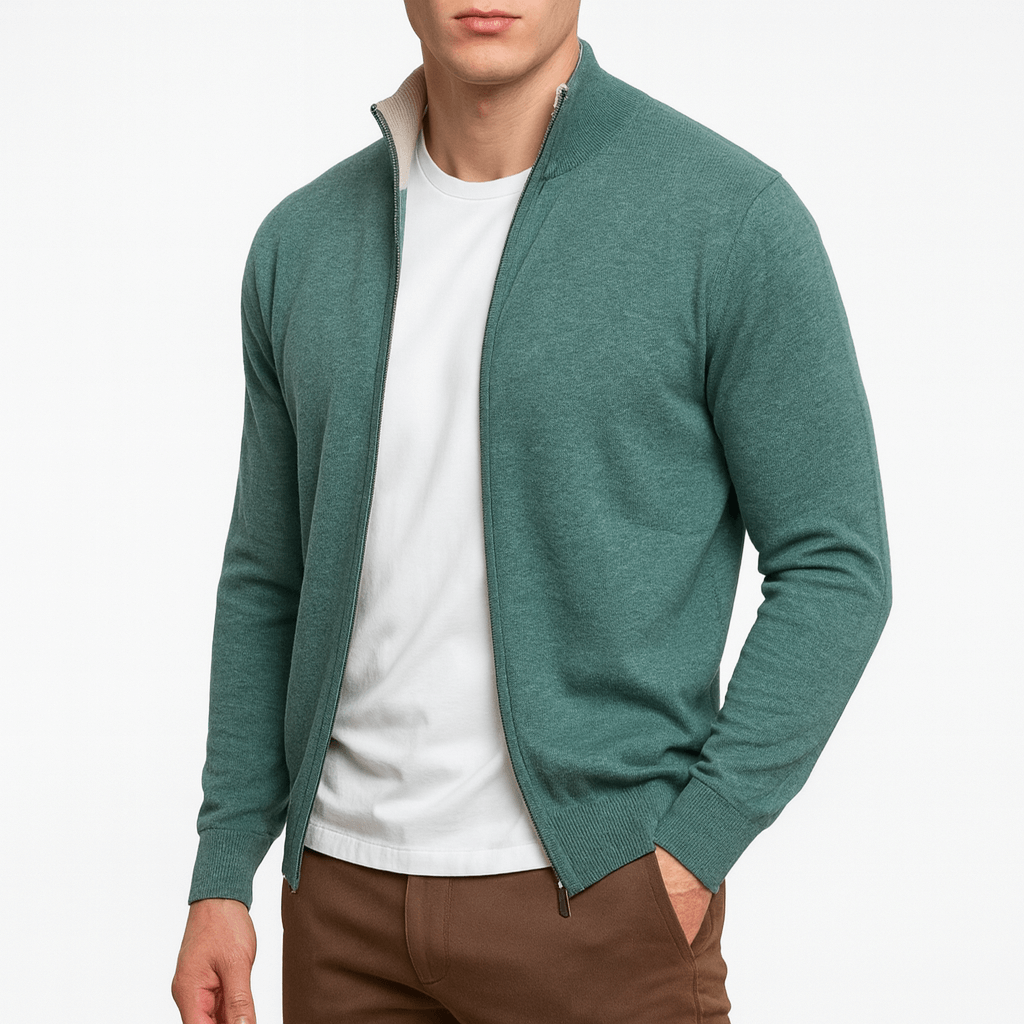 Elarova | Strickweste mit Reißverschluss