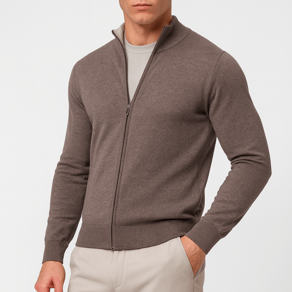 Elarova | Strickweste mit Reißverschluss