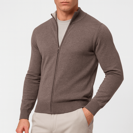 Elarova | Strickweste mit Reißverschluss