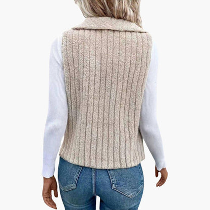 Elarova | Strukturierte Weste für Damen