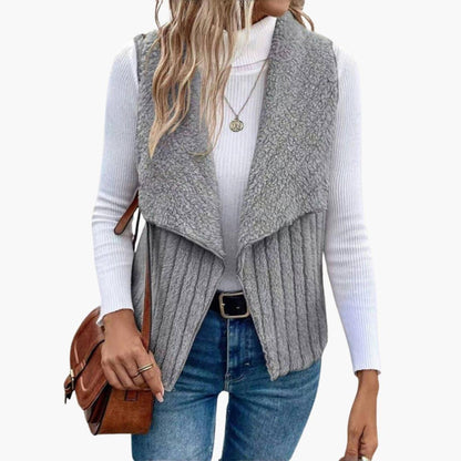 Elarova | Strukturierte Weste für Damen