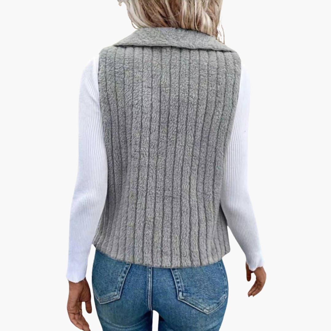 Elarova | Strukturierte Weste für Damen