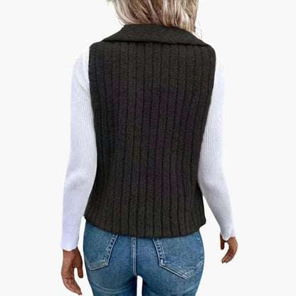 Elarova | Strukturierte Weste für Damen