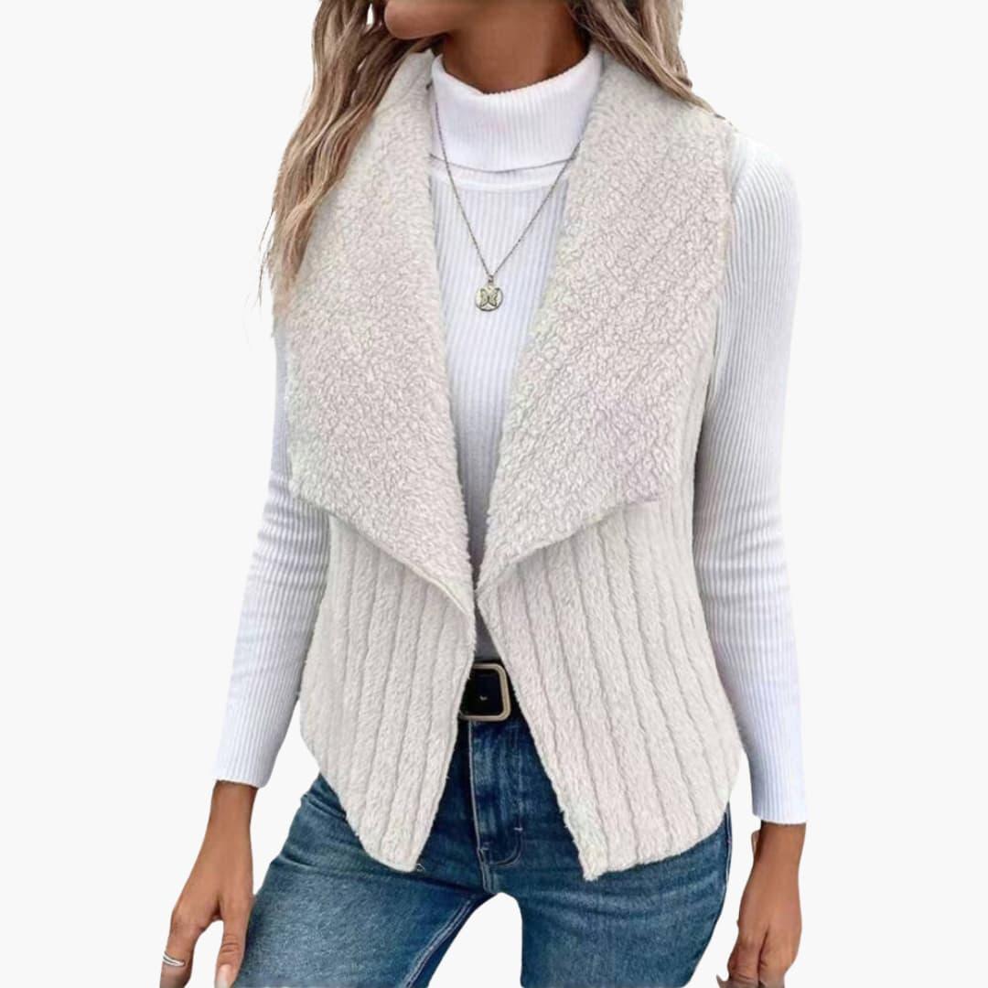 Elarova | Strukturierte Weste für Damen