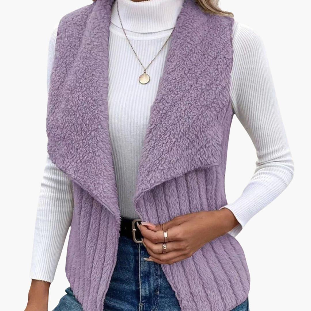 Elarova | Strukturierte Weste für Damen