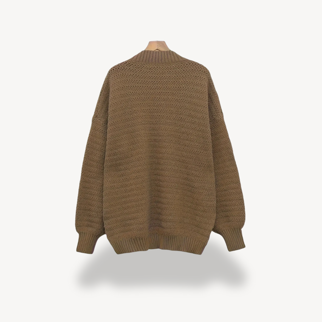 Elarova | Strukturierter Strickpullover für Damen