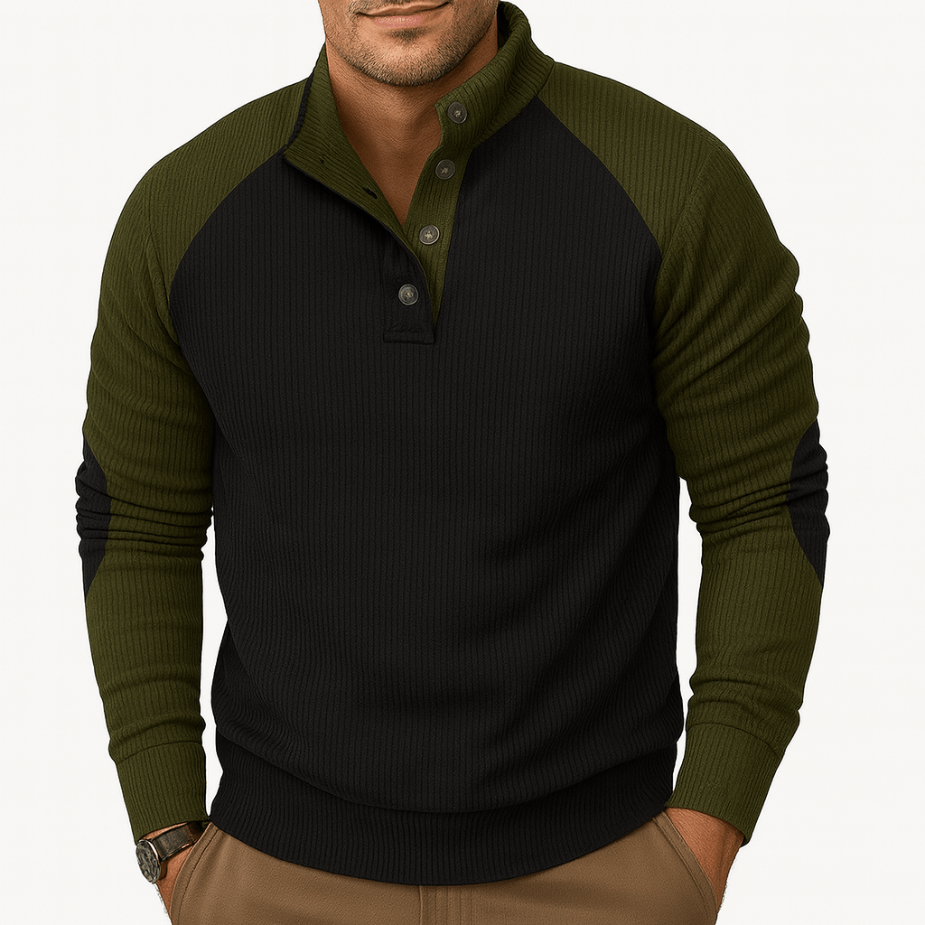 Elarova | Strukturiertes Strick-Sweatshirt