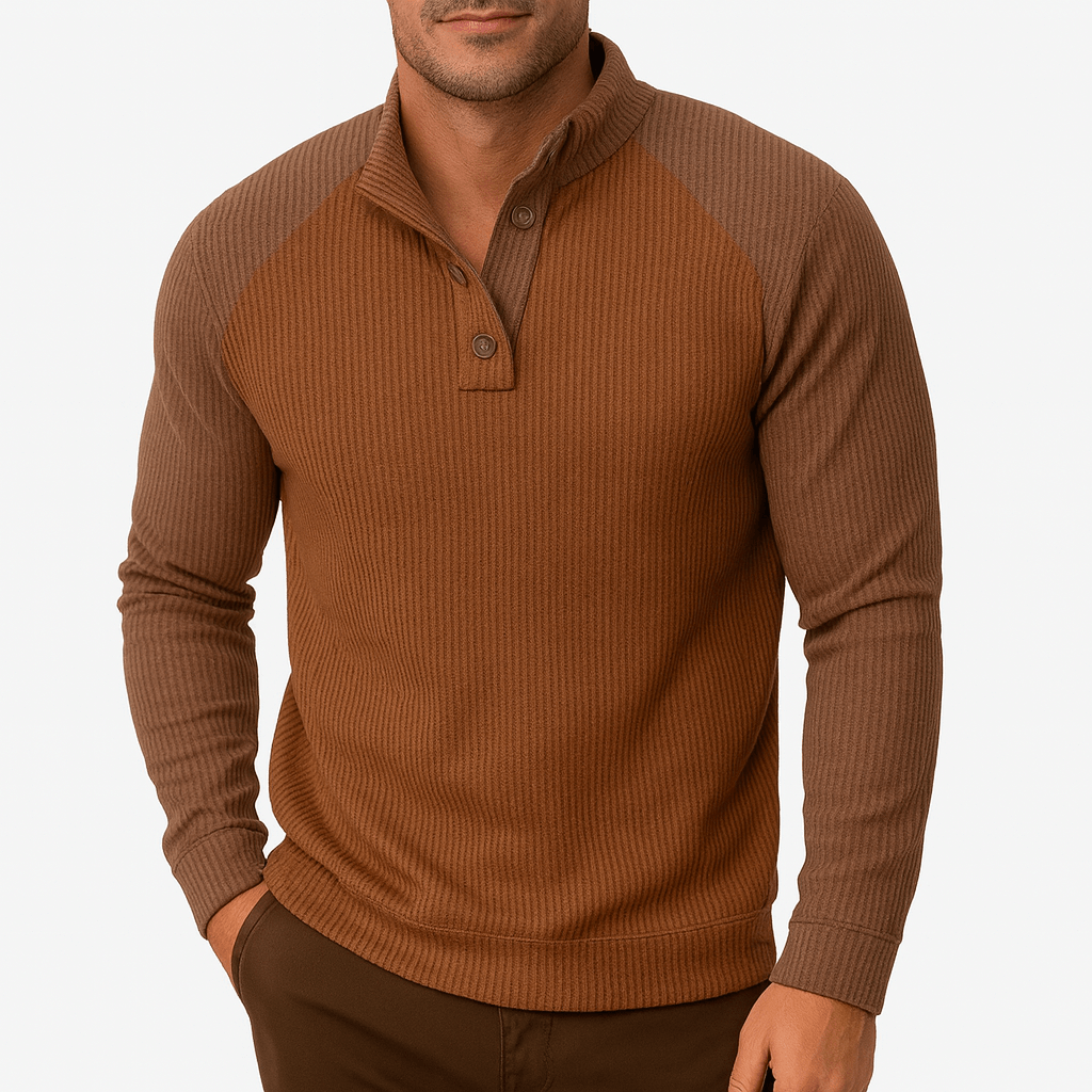 Elarova | Strukturiertes Strick-Sweatshirt