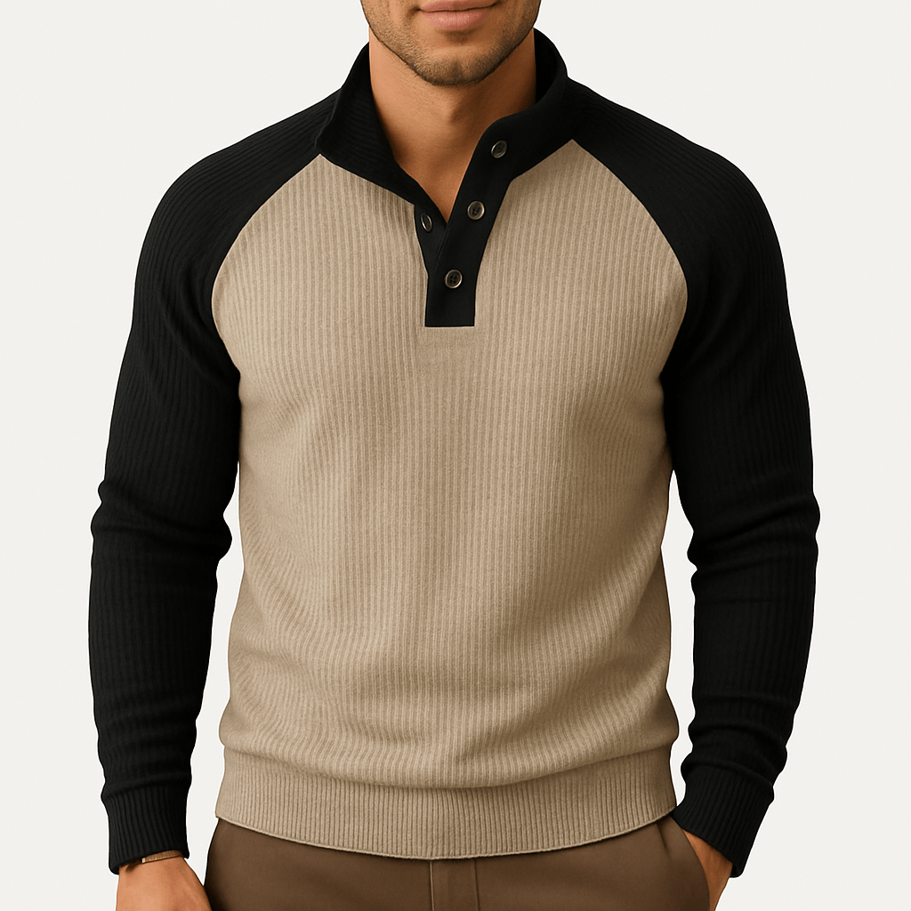 Elarova | Strukturiertes Strick-Sweatshirt