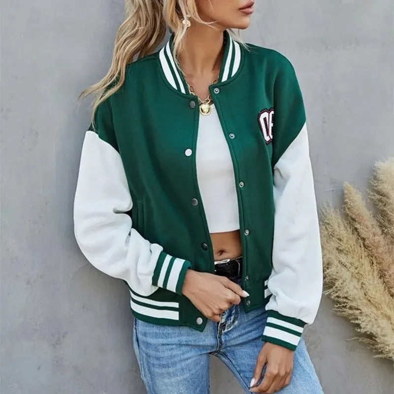 Elarova | Stylische Bomberjacke mit Reißverschluss