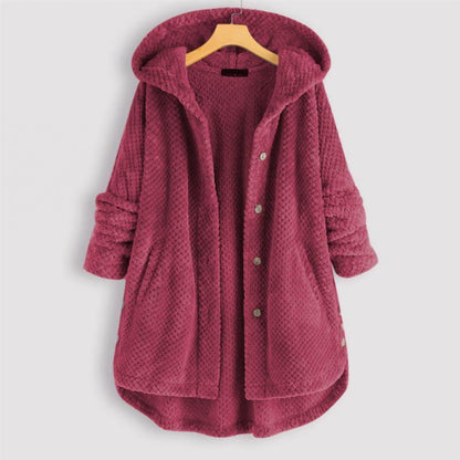 Elarova | Stylische, Superweiche Fleece-Kapuzenjacke