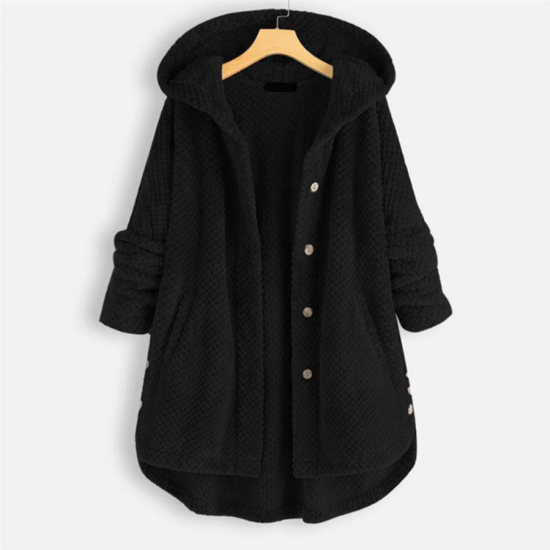 Elarova | Stylische, Superweiche Fleece-Kapuzenjacke
