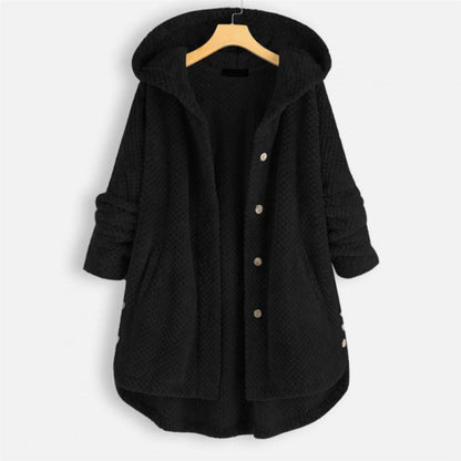 Elarova | Stylische, Superweiche Fleece-Kapuzenjacke