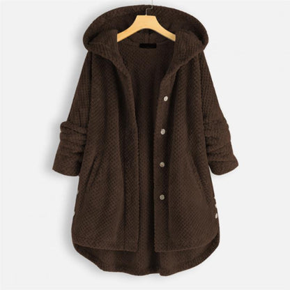 Elarova | Stylische, Superweiche Fleece-Kapuzenjacke