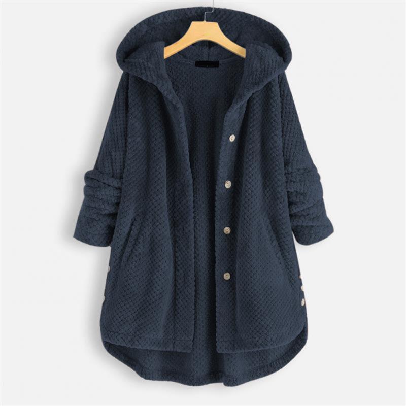 Elarova | Stylische, Superweiche Fleece-Kapuzenjacke