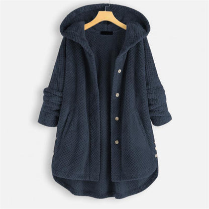Elarova | Stylische, Superweiche Fleece-Kapuzenjacke
