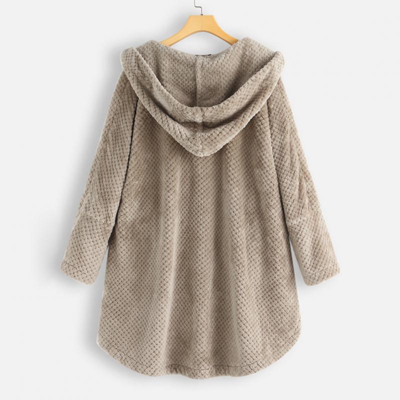 Elarova | Stylische, Superweiche Fleece-Kapuzenjacke