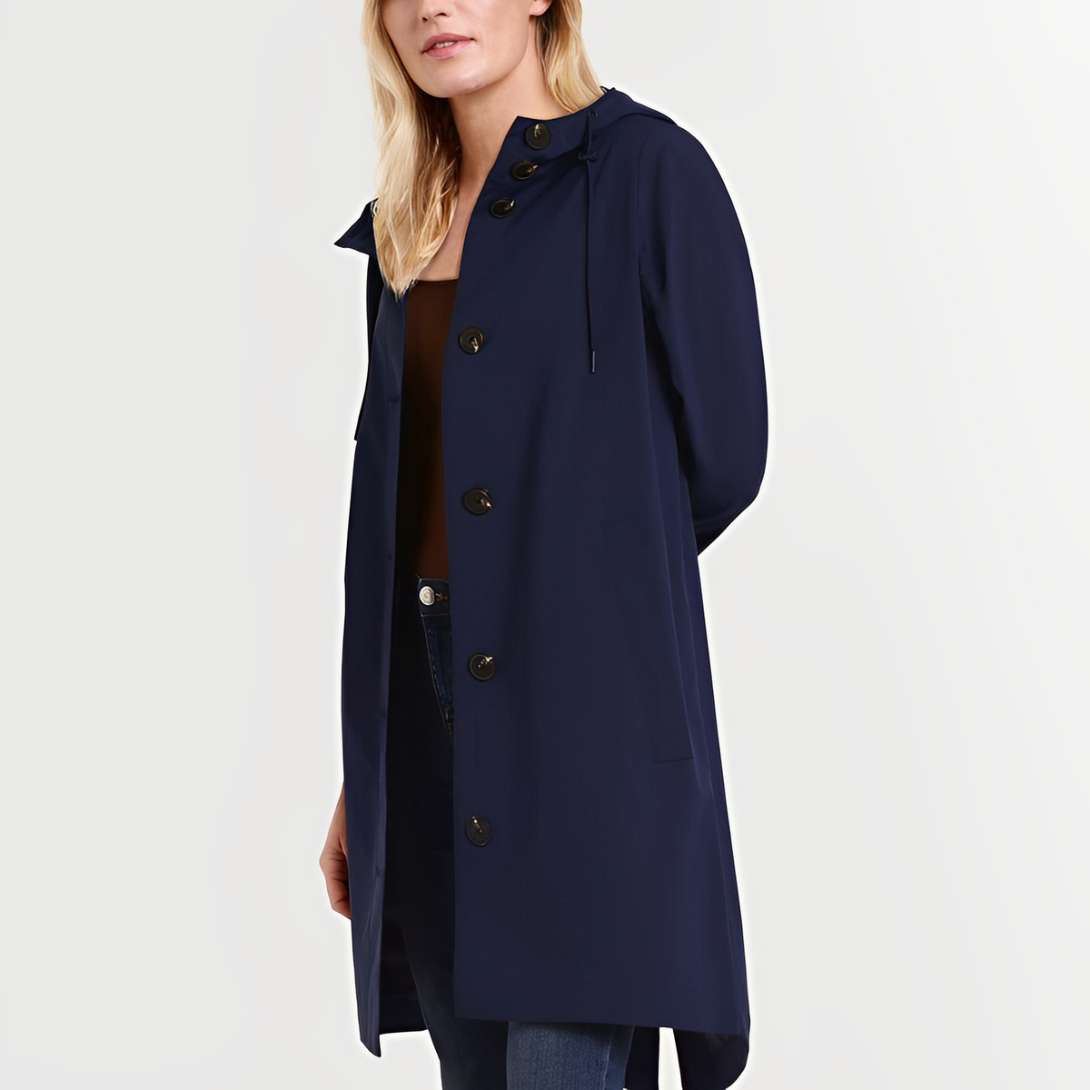 Elarova | Stylische Wasserdichte Regenjacke mit