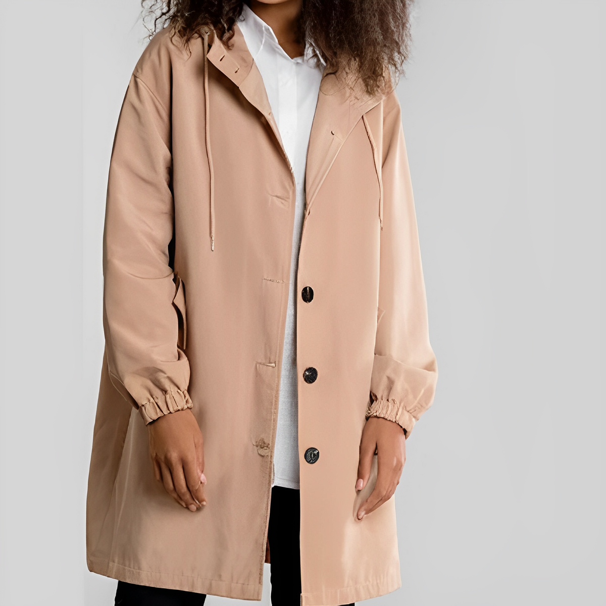Elarova | Stylische Wasserdichte Regenjacke mit