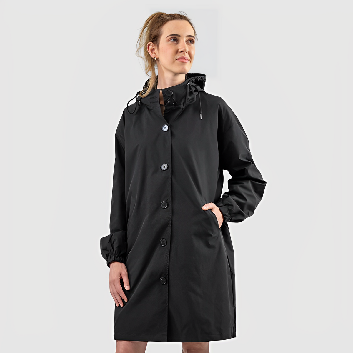 Elarova | Stylische Wasserdichte Regenjacke mit
