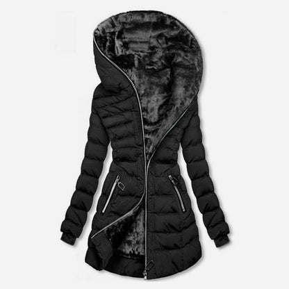 Elarova | Stylische lange Winterjacke