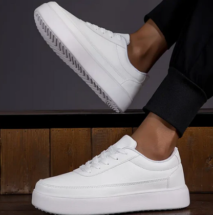 Elarova | Stylische weiße Sneaker für Herren mit komfortablem Design