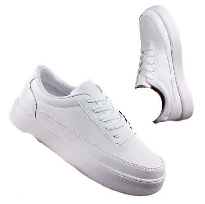 Elarova | Stylische weiße Sneaker für Herren mit komfortablem Design